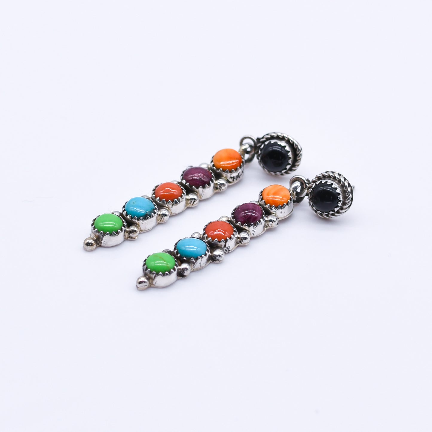 Multicolor Earrings -Sally Yazzie-