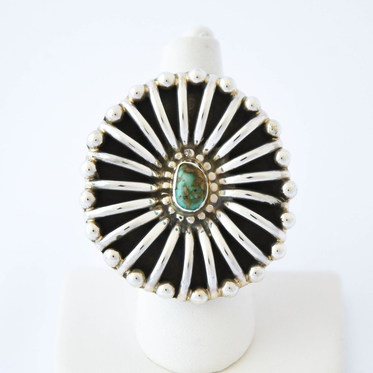 Fox Turquoise "Rib Ring" / Tonya June Rafael