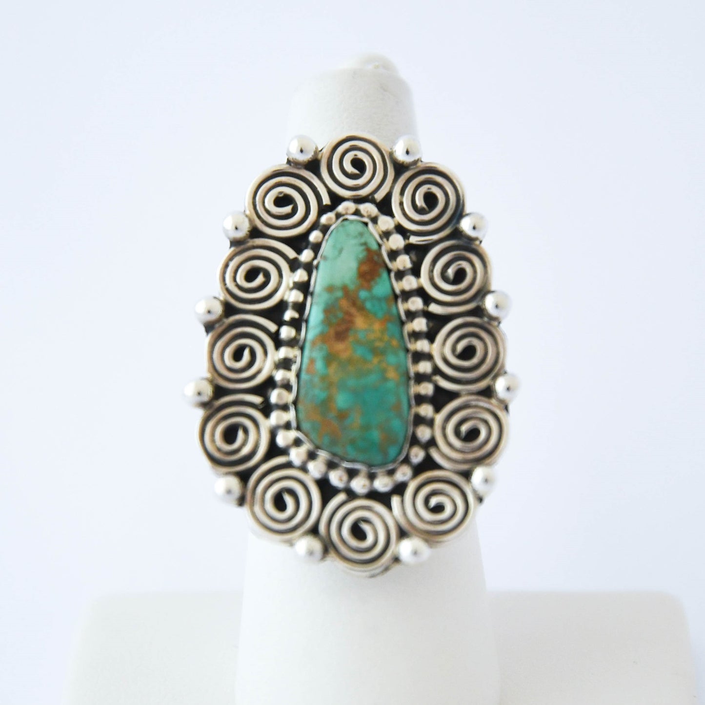 Royston Turquoise Ring -Tonya June Rafael (Navajo)