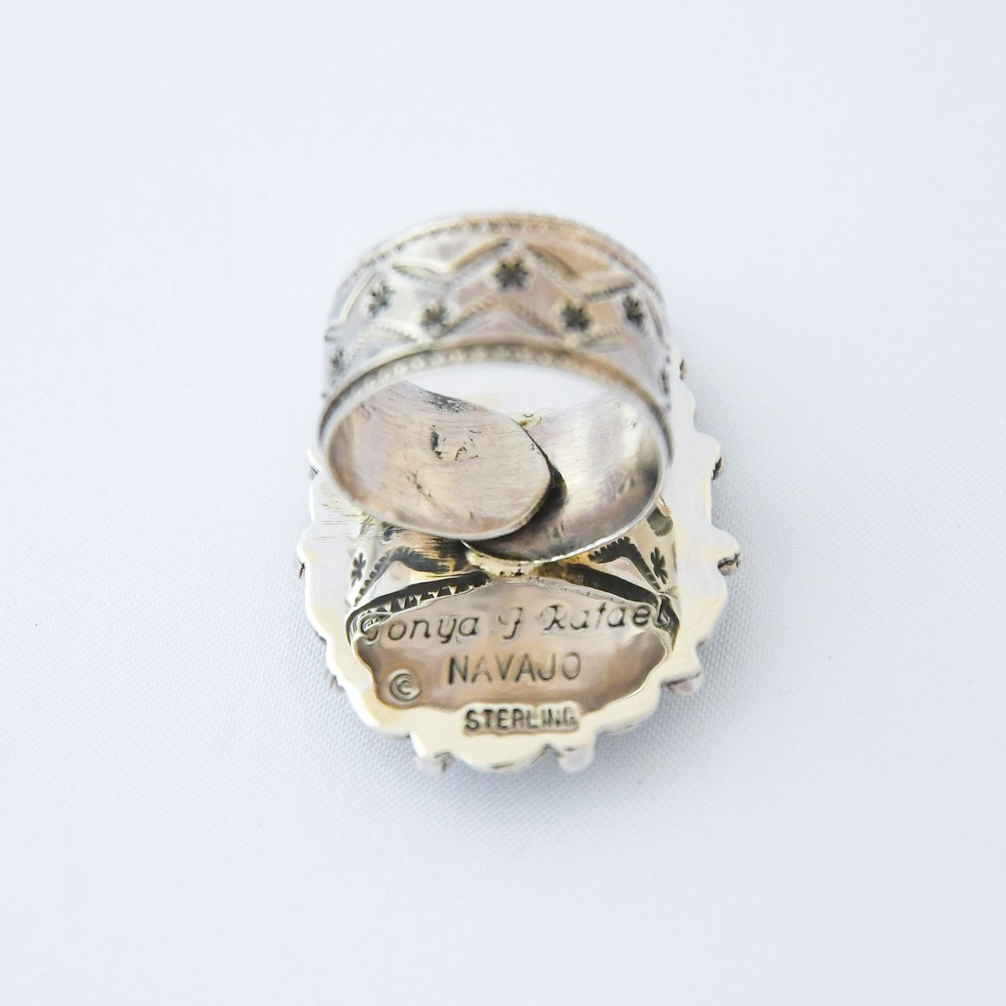 Royston Turquoise Ring -Tonya June Rafael (Navajo)