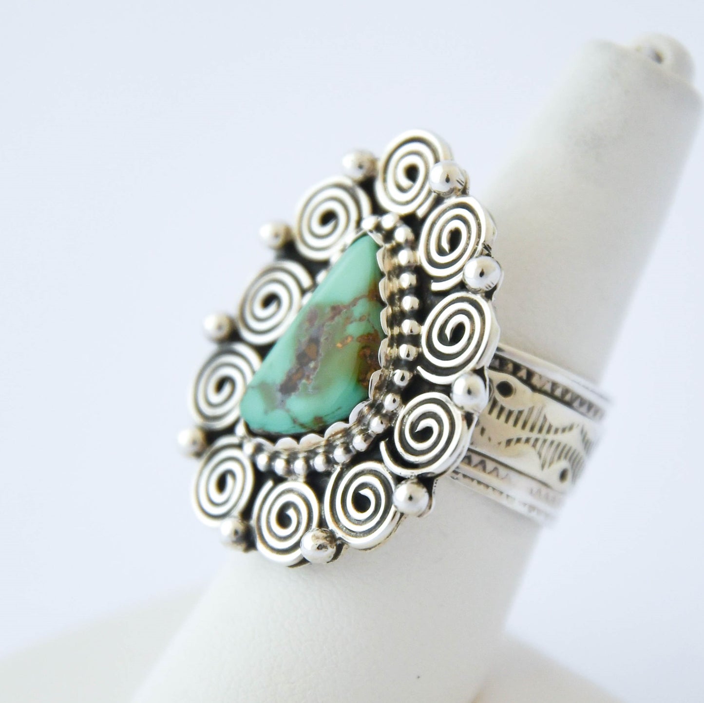 Royston Turquoise Ring -Tonya June Rafael (Navajo)