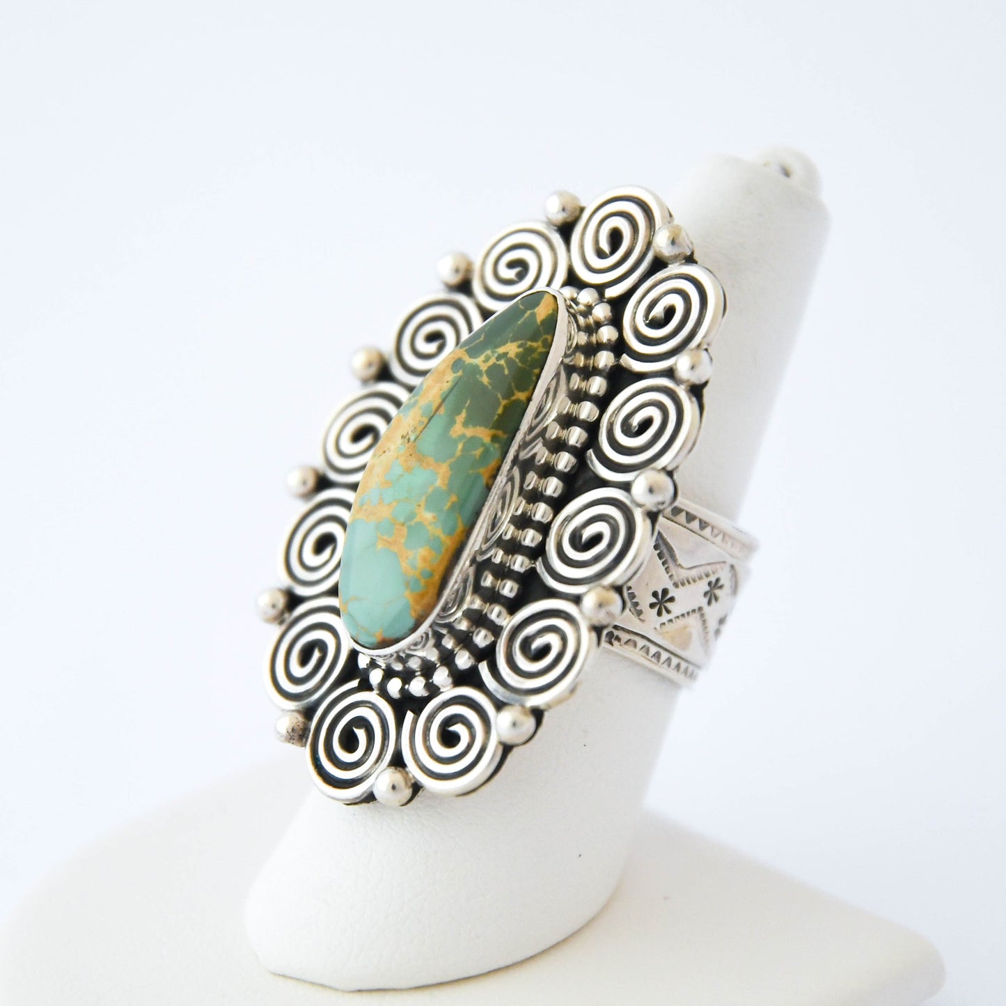 Royston Turquoise Ring -Tonya June Rafael (Navajo)