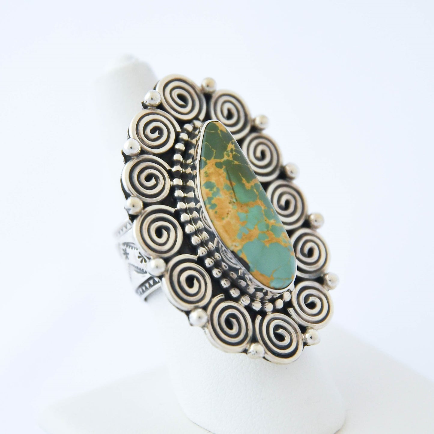 Royston Turquoise Ring -Tonya June Rafael (Navajo)