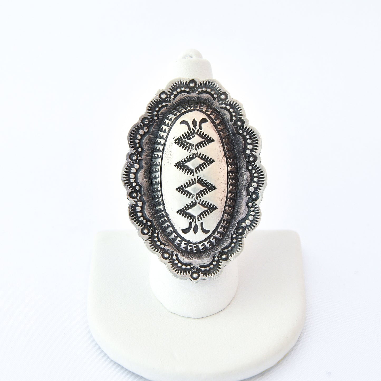 Sterling Silve Ring -Vincent Platero (Navajo)