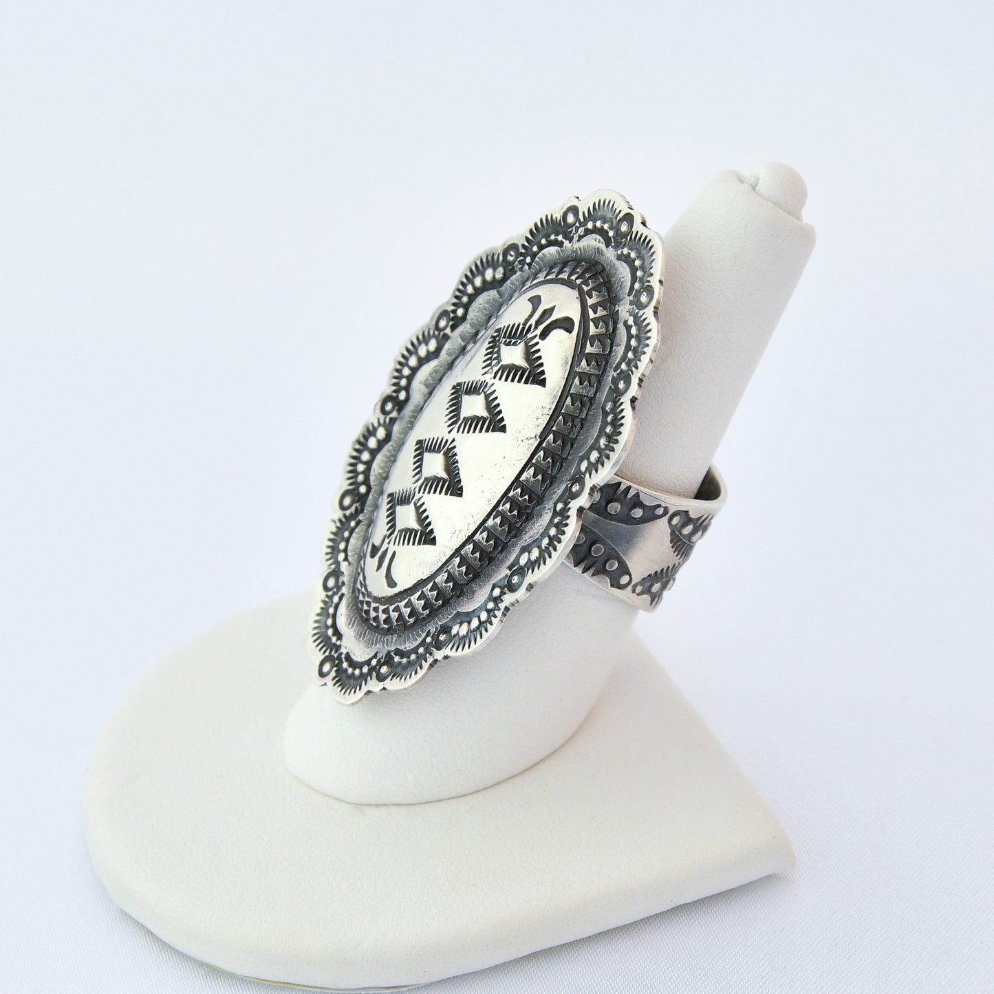 Sterling Silve Ring -Vincent Platero (Navajo)