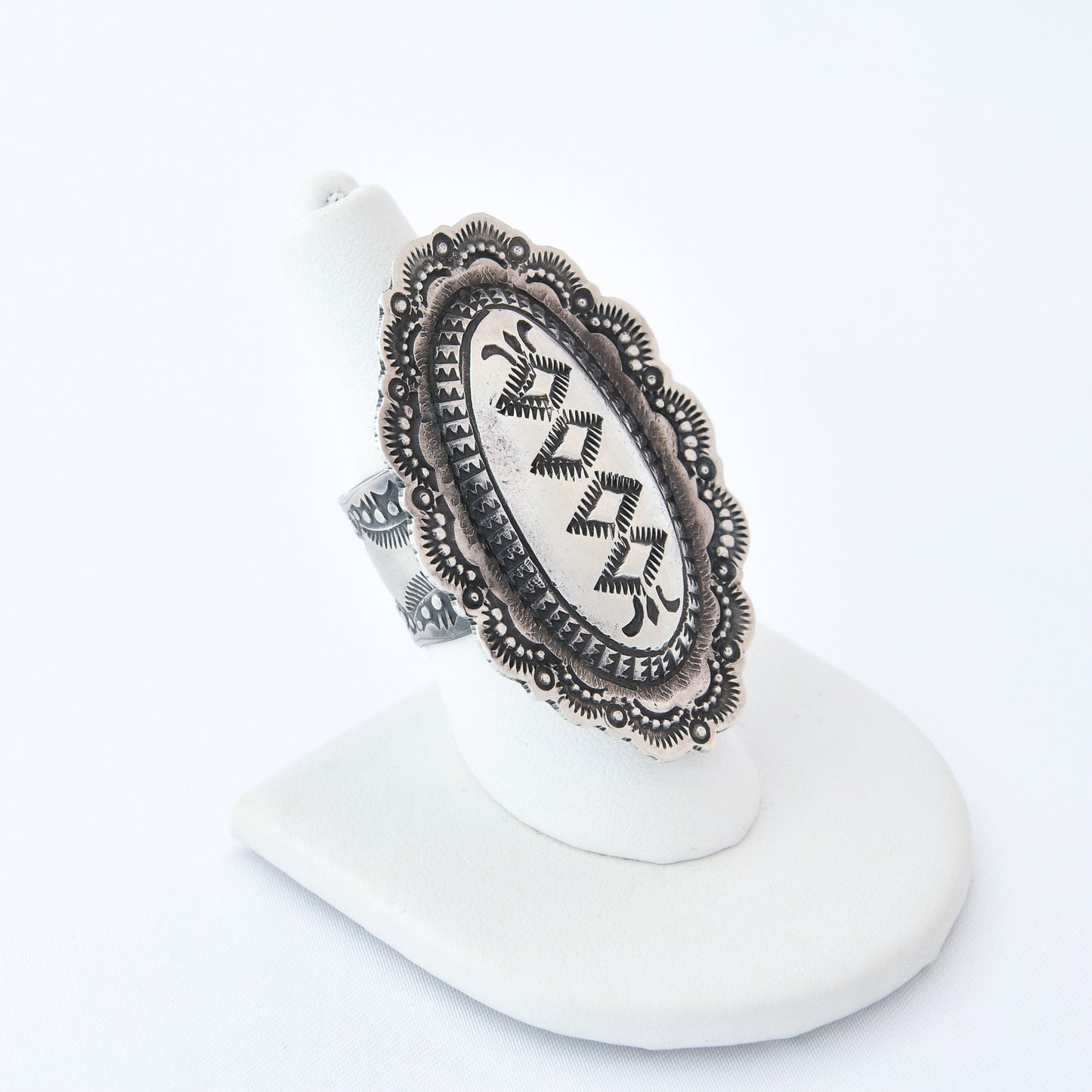 Sterling Silve Ring -Vincent Platero (Navajo)