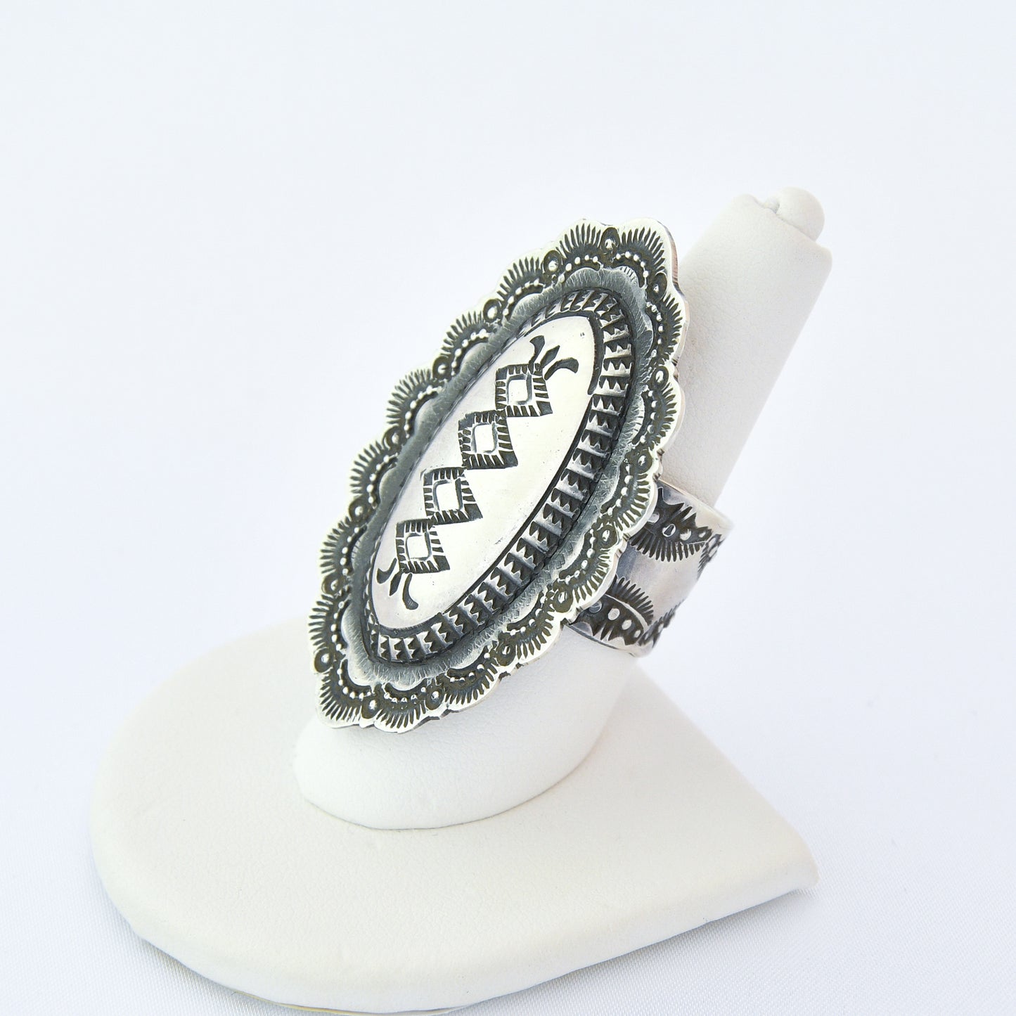 Sterling Silve Ring -Vincent Platero (Navajo)