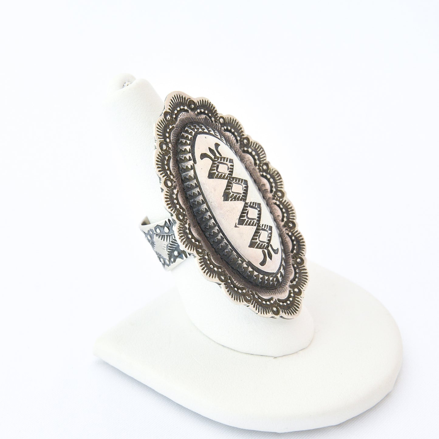 Sterling Silve Ring -Vincent Platero (Navajo)