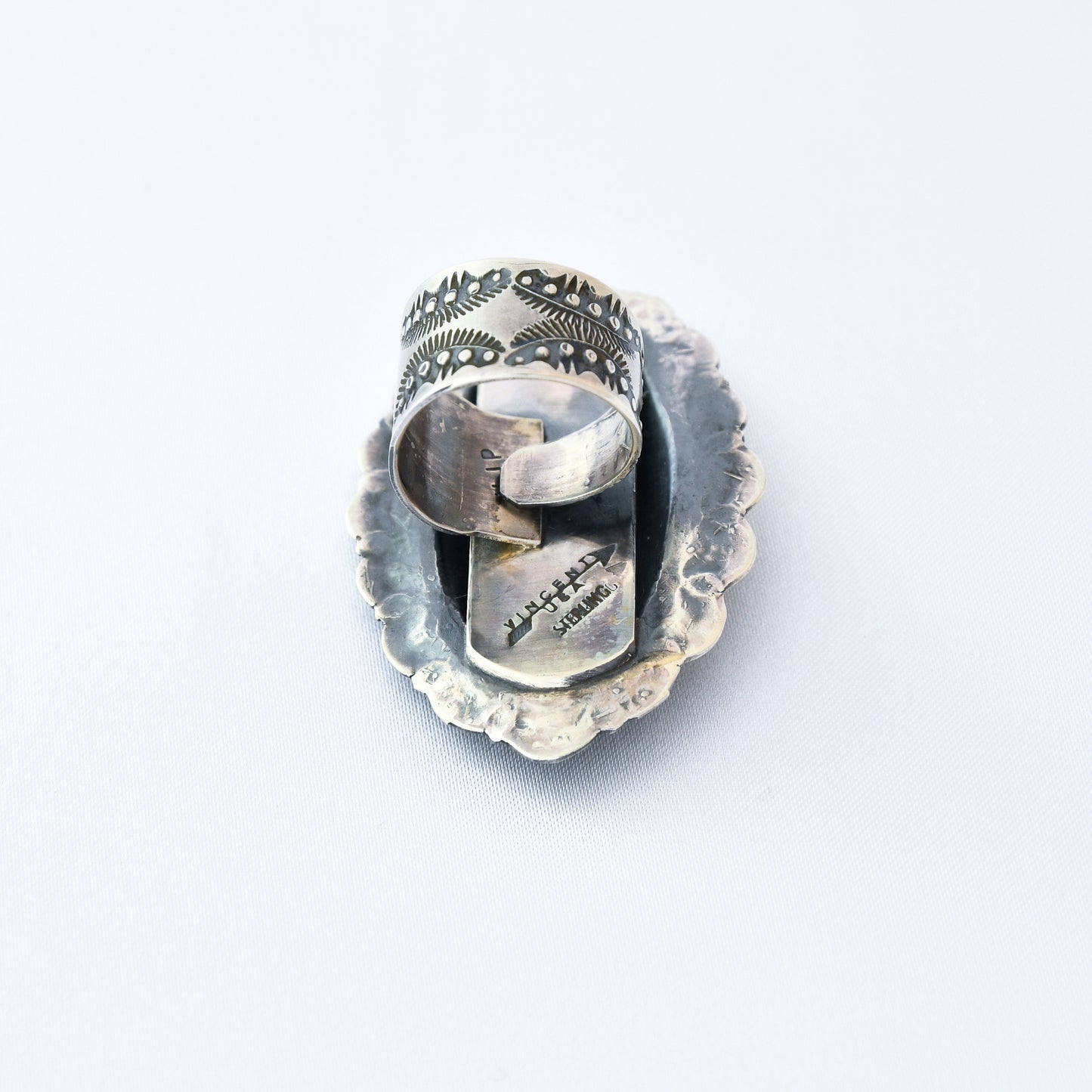 Sterling Silve Ring -Vincent Platero (Navajo)