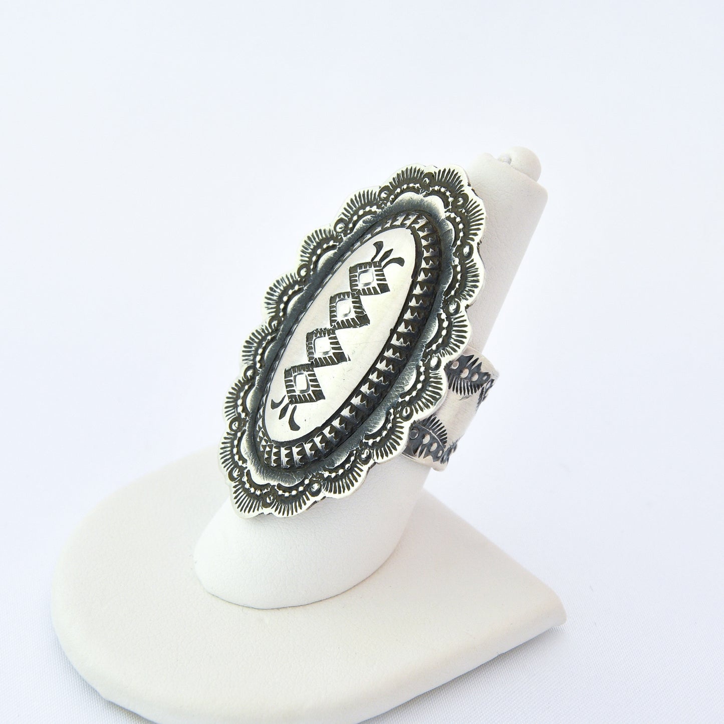 Sterling Silve Ring -Vincent Platero (Navajo)
