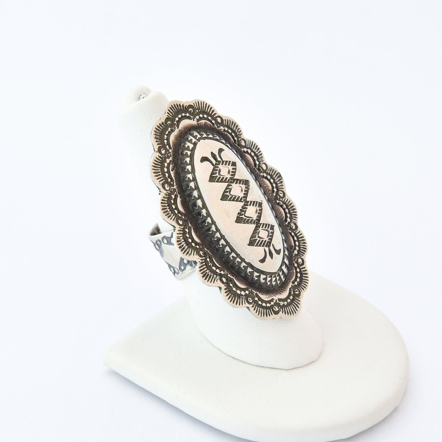 Sterling Silve Ring -Vincent Platero (Navajo)