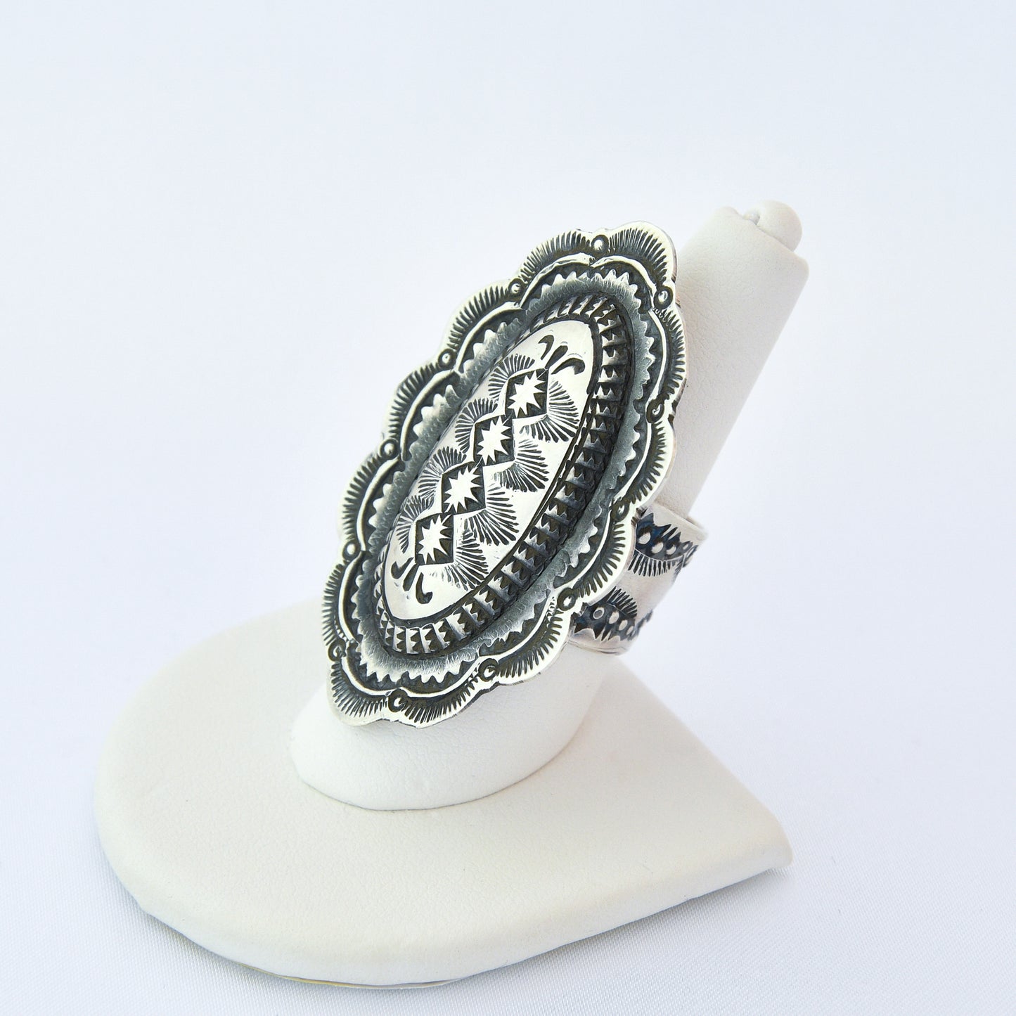 Sterling Silve Ring -Vincent Platero (Navajo)