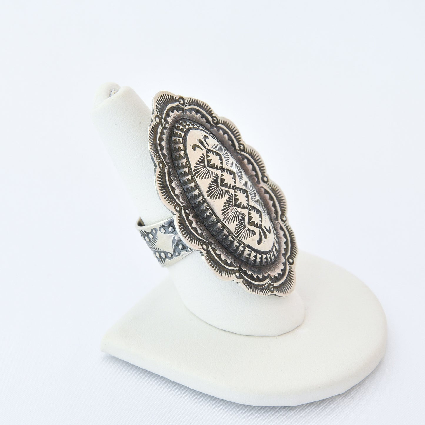 Sterling Silve Ring -Vincent Platero (Navajo)