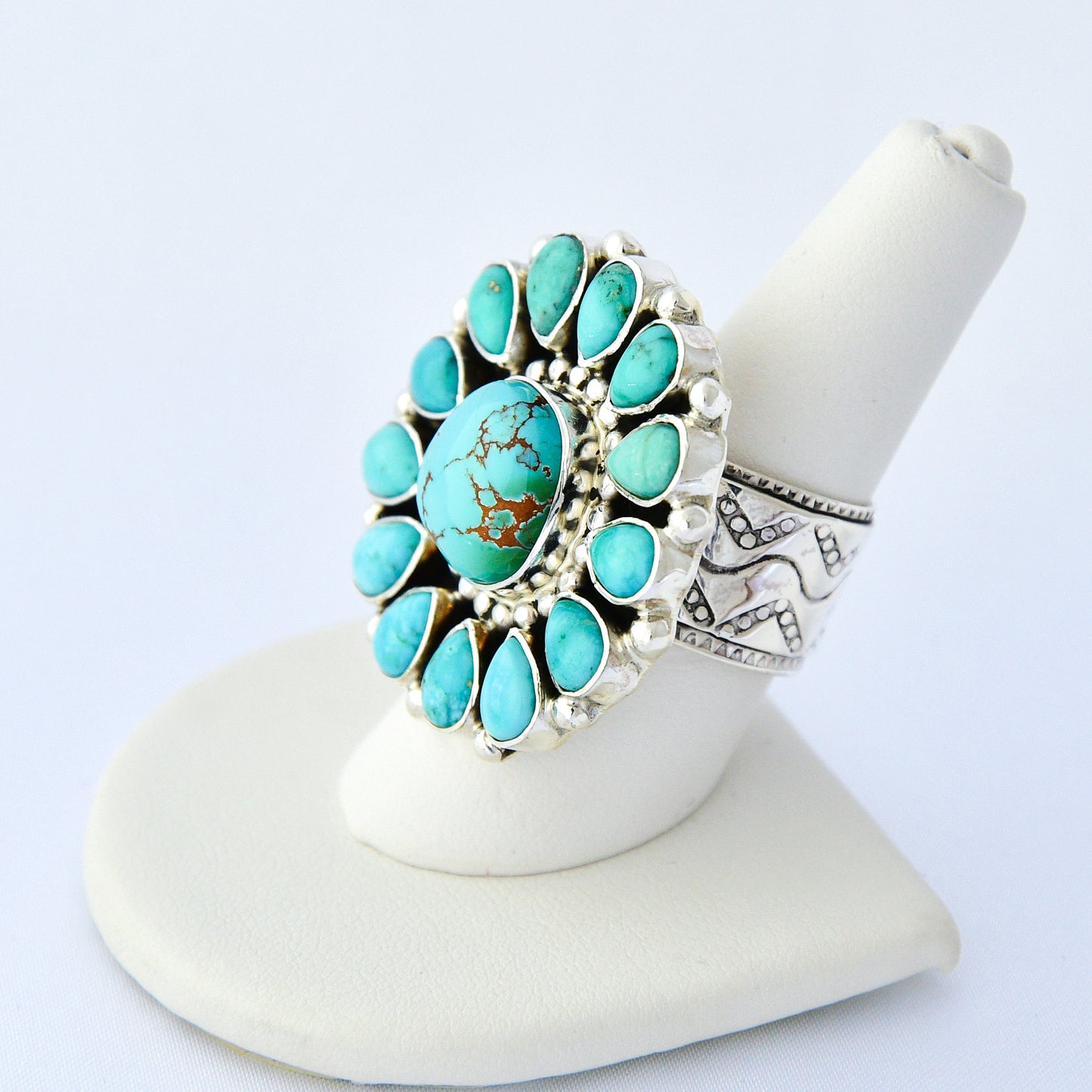 Pilot Mountain Turquoise Ring -Tonya June Rafael-