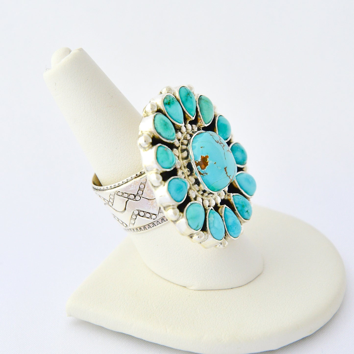 Pilot Mountain Turquoise Ring -Tonya June Rafael-